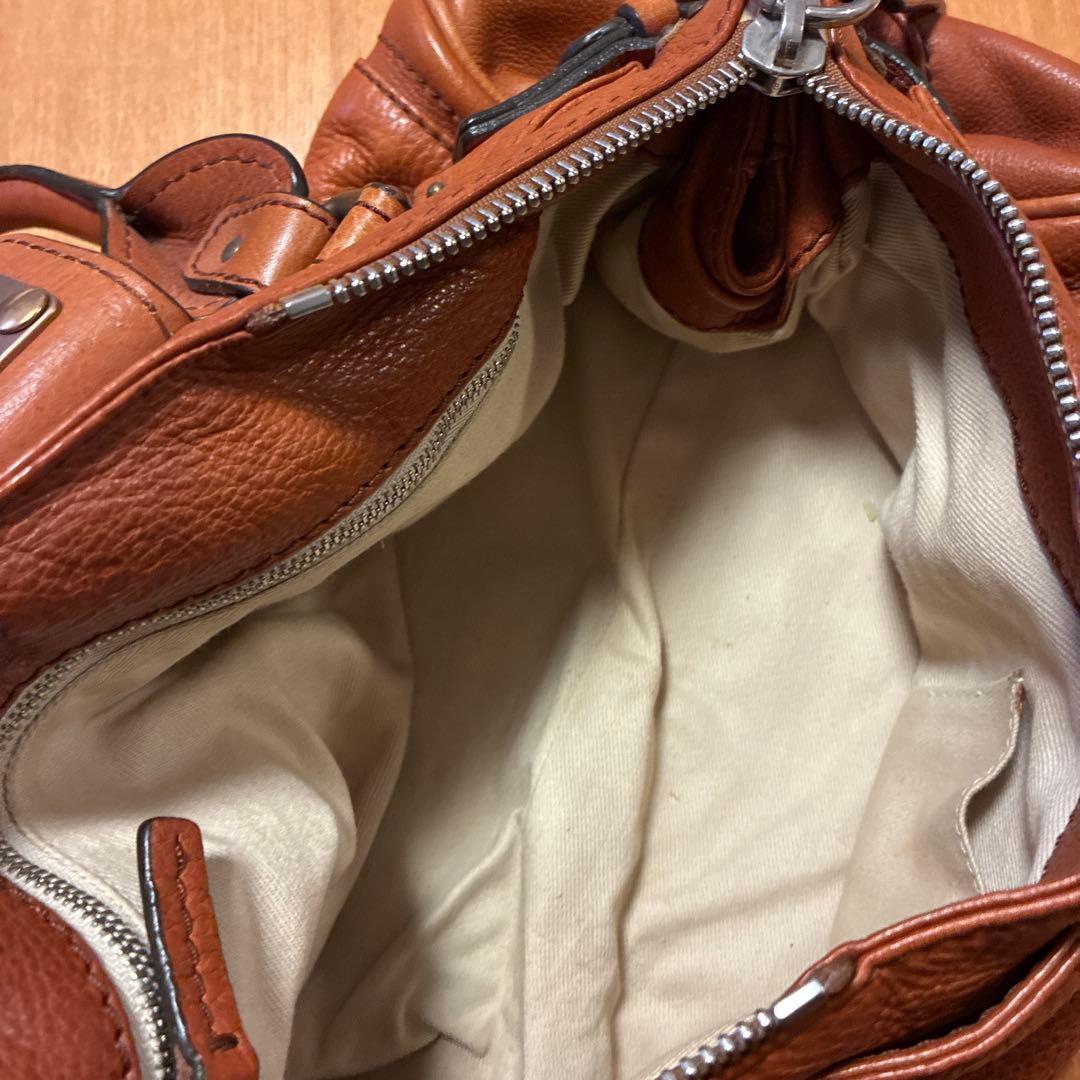 Chloé ブラウンレザー ハンドバッグ