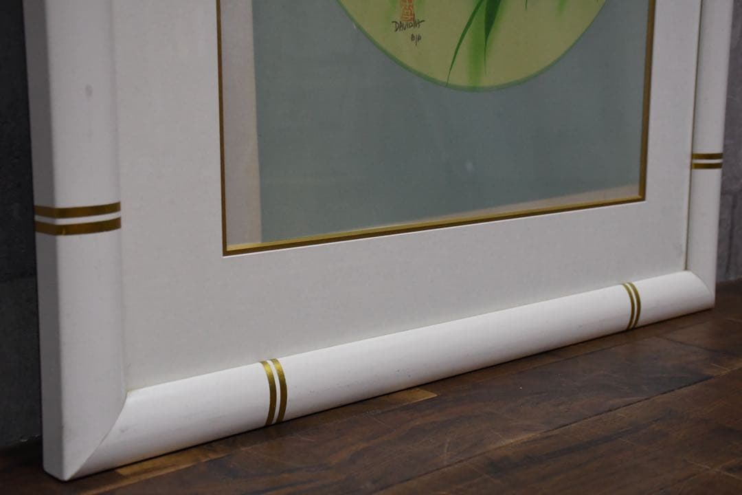 BGC93 デビット・リー シルクスクリーン 開花 AP 直筆サイン 額装