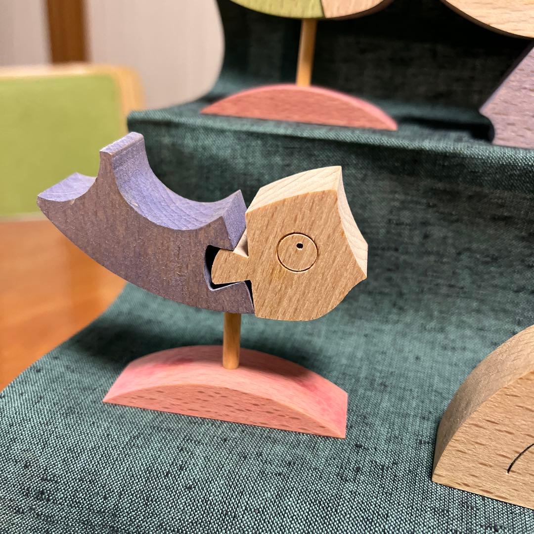 削除予定　お値下げ中　5月人形　組み木　小黒三郎　匿名配送