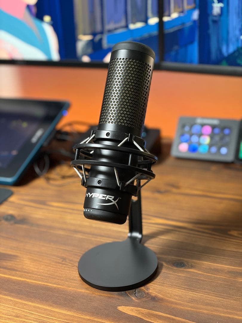 HyperX QuadCast S ブラック USBマイク 付属品完備