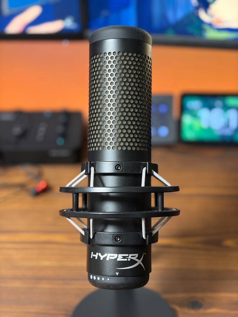 HyperX QuadCast S ブラック USBマイク 付属品完備