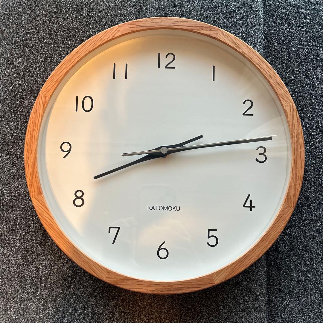 KATOMOKU カトモク　電波時計　 壁掛け時計