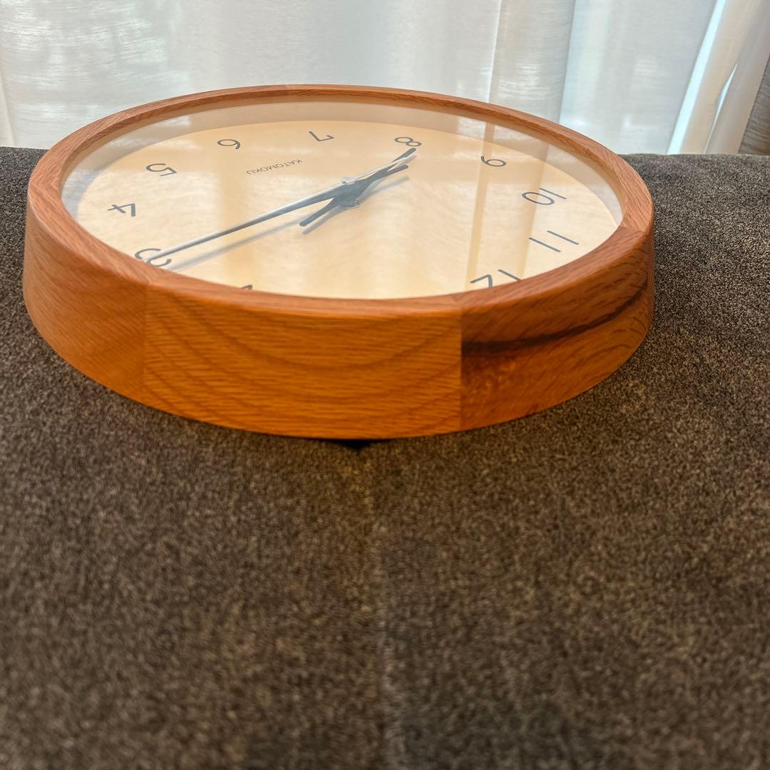 KATOMOKU カトモク　電波時計　 壁掛け時計