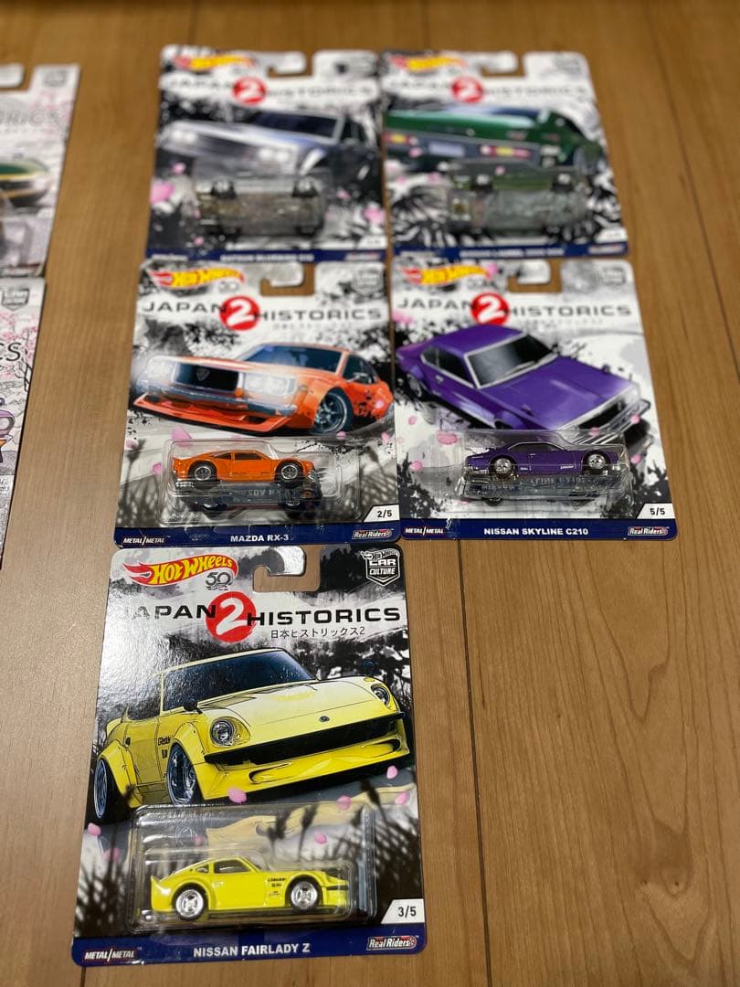 ホットウィール　ジャパンヒストリックス　 1,2,3 15台セット
