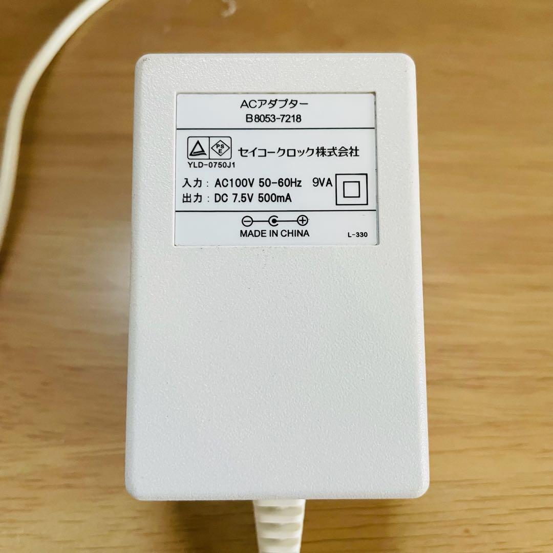 SEIKO セイコー 電波時計 デジタル　置時計 DL208W