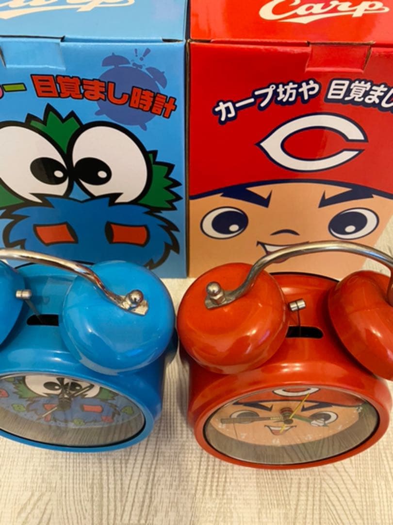 広島東洋カープ　目覚まし時計　カープ坊や　スラィリー  セット　カープグッズ