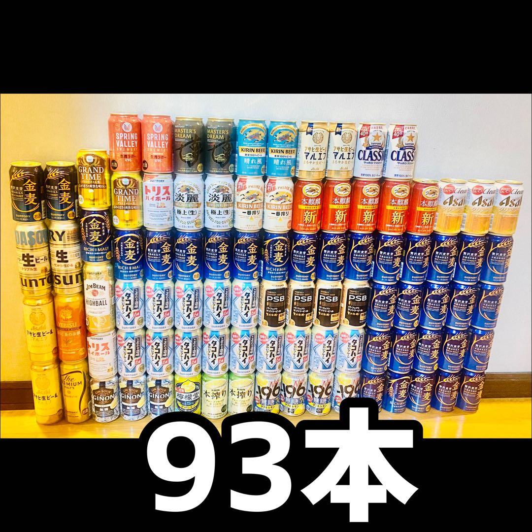 早い者勝ち！晴れ風、プレモル、マスターズドリーム、サントリー生など93本セット