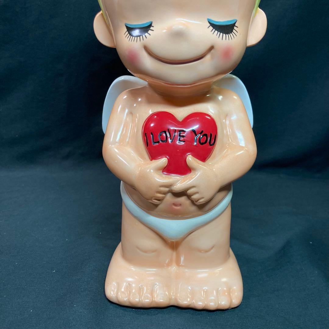 AYUAKA【美品】内藤ルネ 陶器製 天使貯金箱 エンジェル