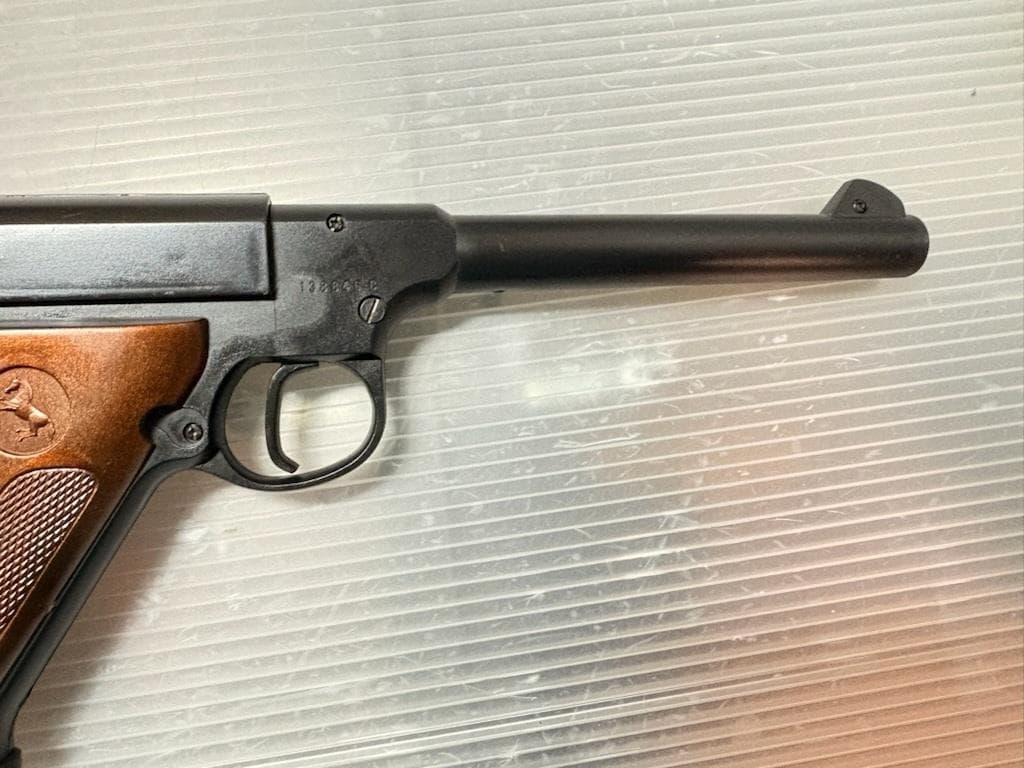 絶版品 クラウン 7mmつづみ弾 コルト ウッズマン ターゲットモデル 6インチ