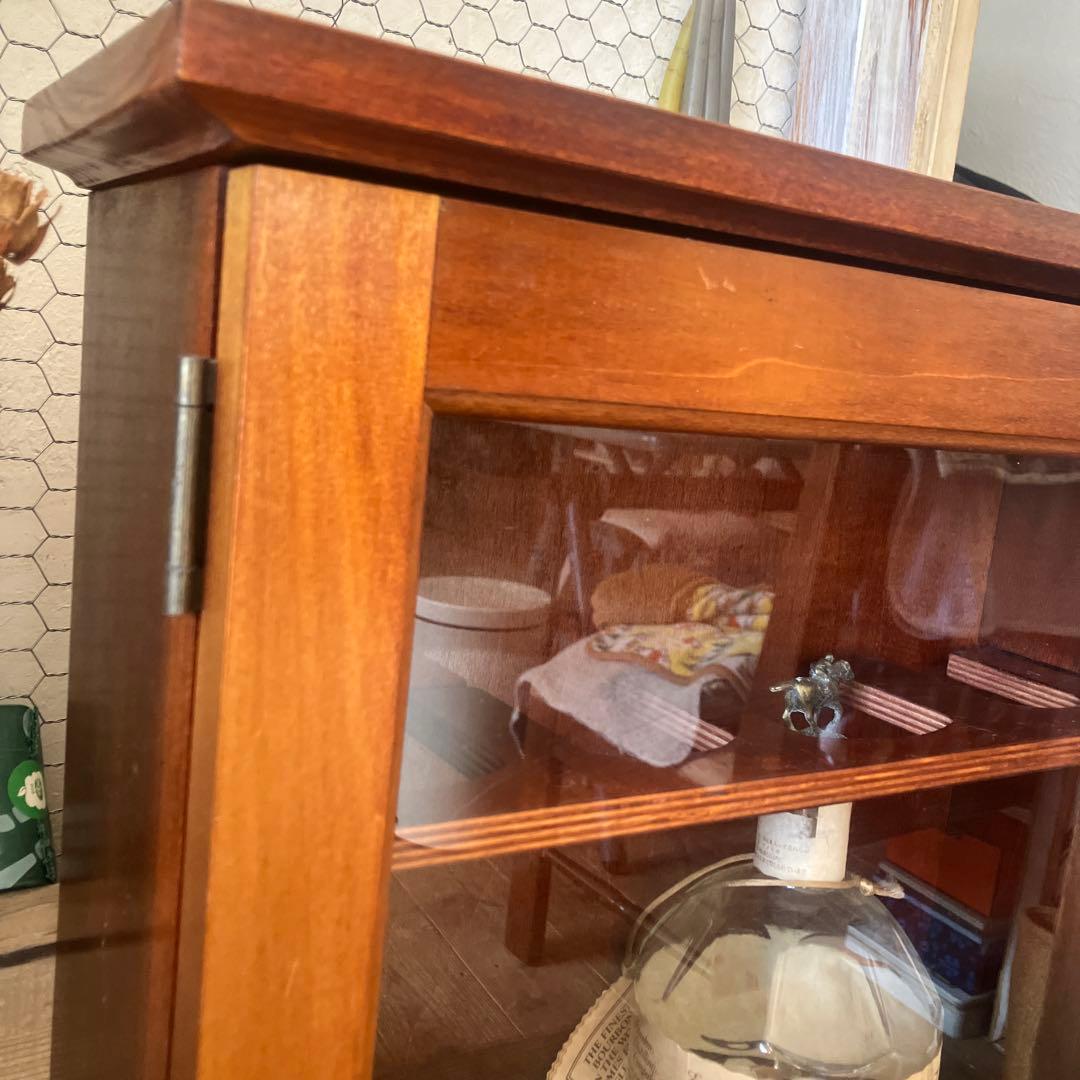 ビンテージ　ケース　バーボンケース ディスプレイ棚　飾り棚