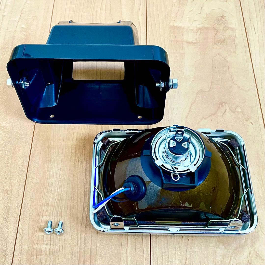 シビエ CIBIE 角型 ヘッドライト CBR400F 当時物 角目