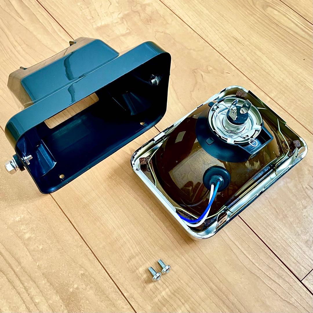 シビエ CIBIE 角型 ヘッドライト CBR400F 当時物 角目