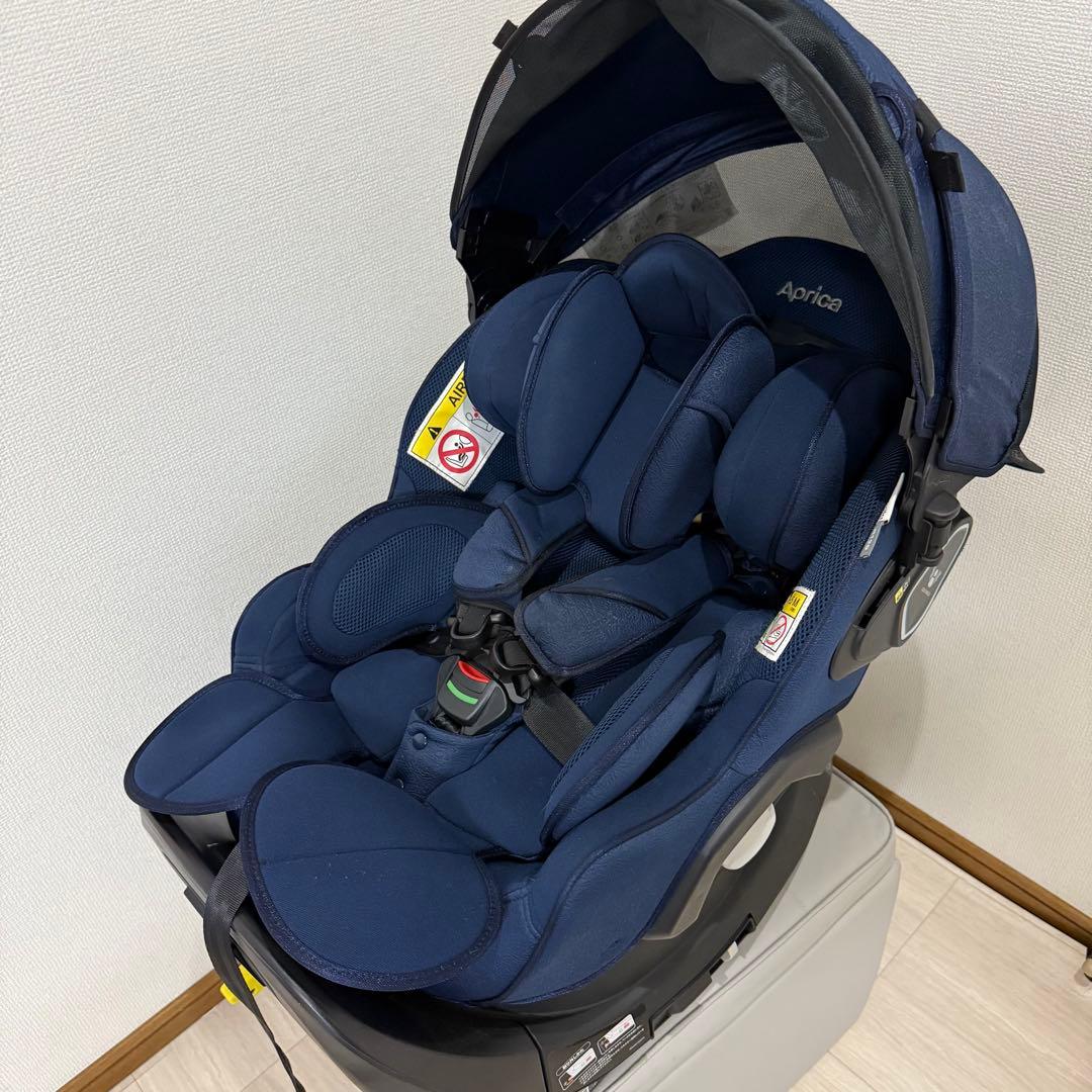 【美品】アップリカ　マモリラ ISOFIX チャイルドシート　ケープネイビー