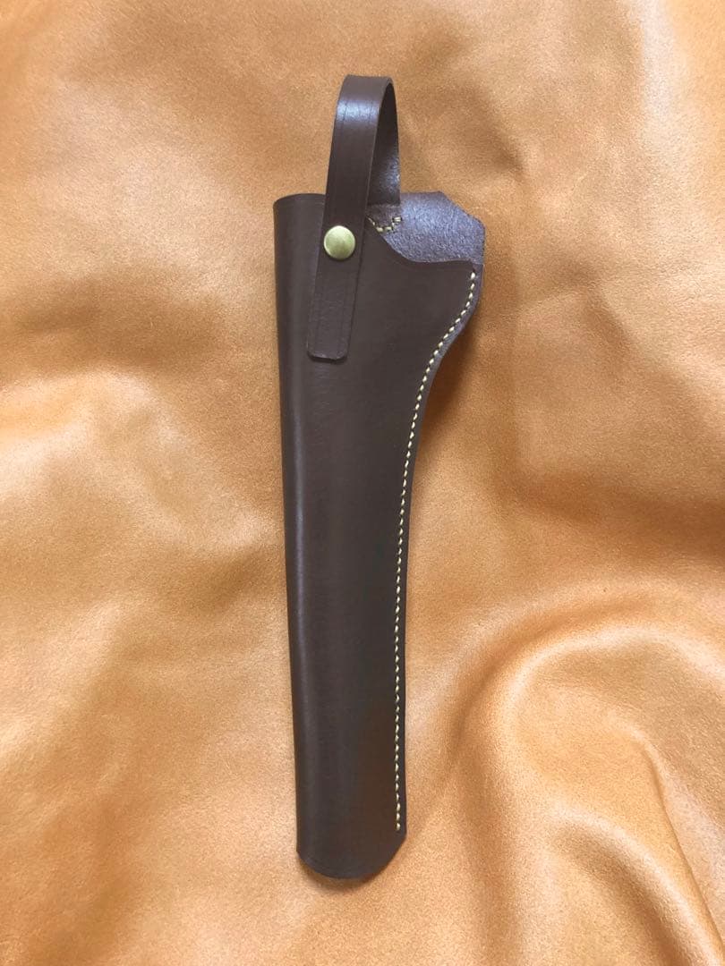 ルガーP08 8インチ用左利きレザーホルスター No.673