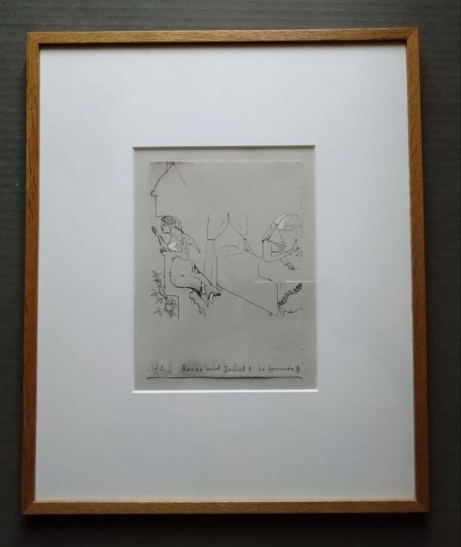 yo山本容子さんの手彩色銅版画 ロミオとジュリエット3