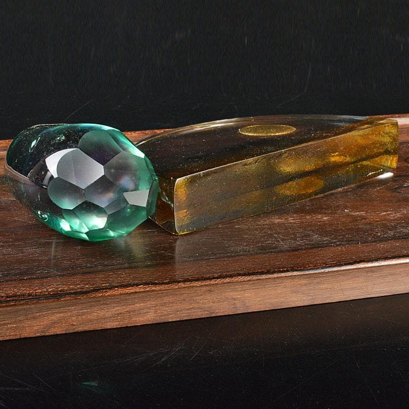 ガラス工芸　グラス　タンブラー　置物など　5点まとめて　V　R6830