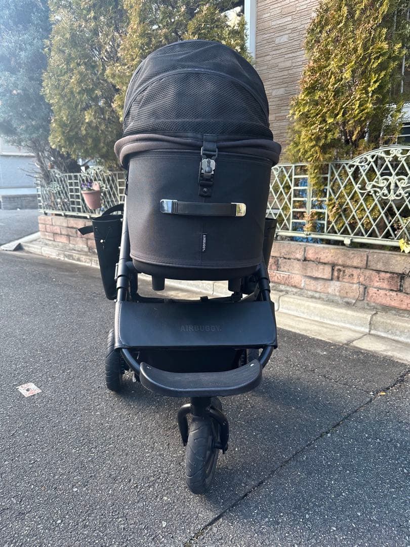 AIRBUGGYエアバギー ペットカート ドーム3 ラージ ブラック 多頭飼い
