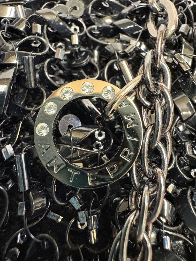 ANTEPRIMA クラッチバッグ　クリスタルフィオッコ　黒