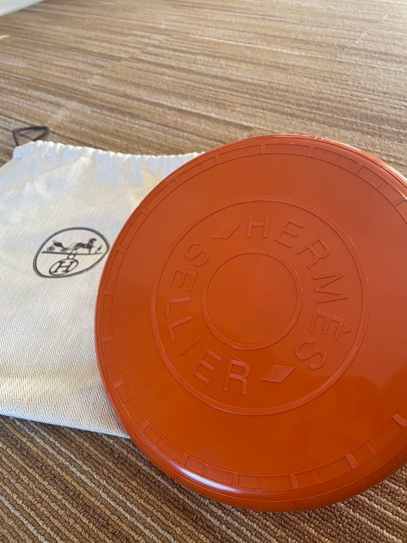 HERMES 犬用フリスビー　〈ウフ〉袋付き