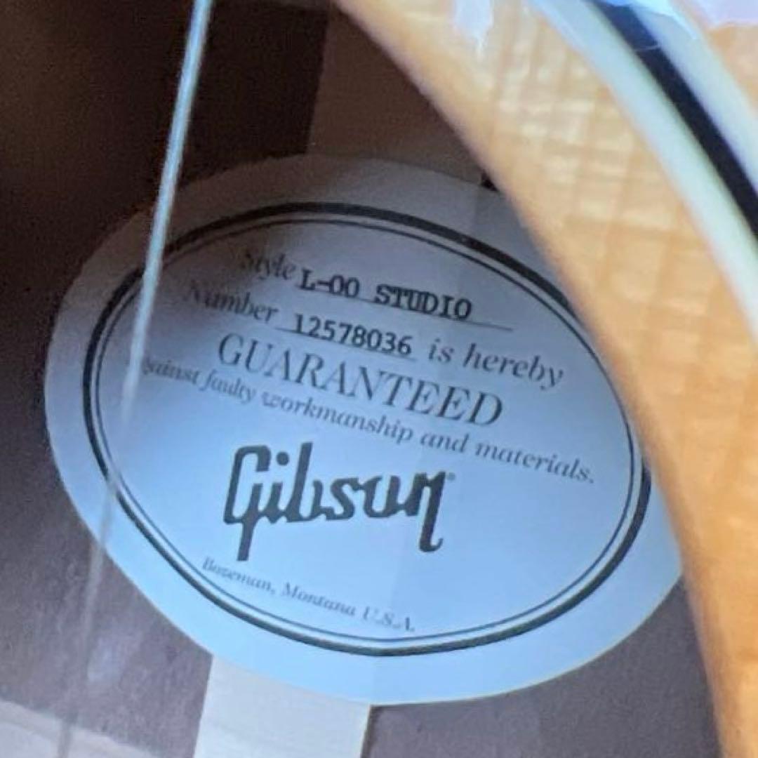 Gibson L-00 Studio アコースティックギター ケース付き