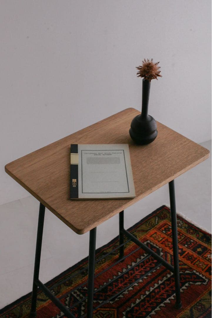 サイドテーブル ラワン材 コーヒーテーブル 飾り棚 展示台 古家具 古道具