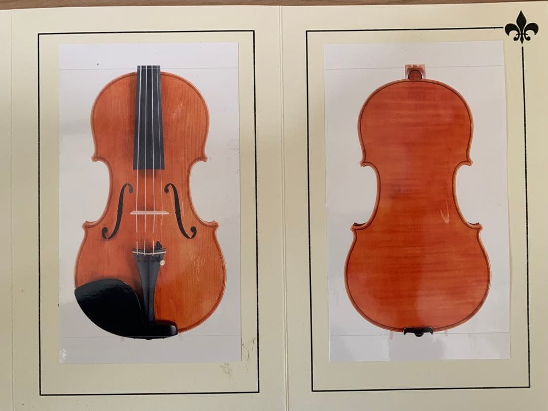 イタリア・クレモナ製　4/4バイオリン　Mauro Lucini 虎杢