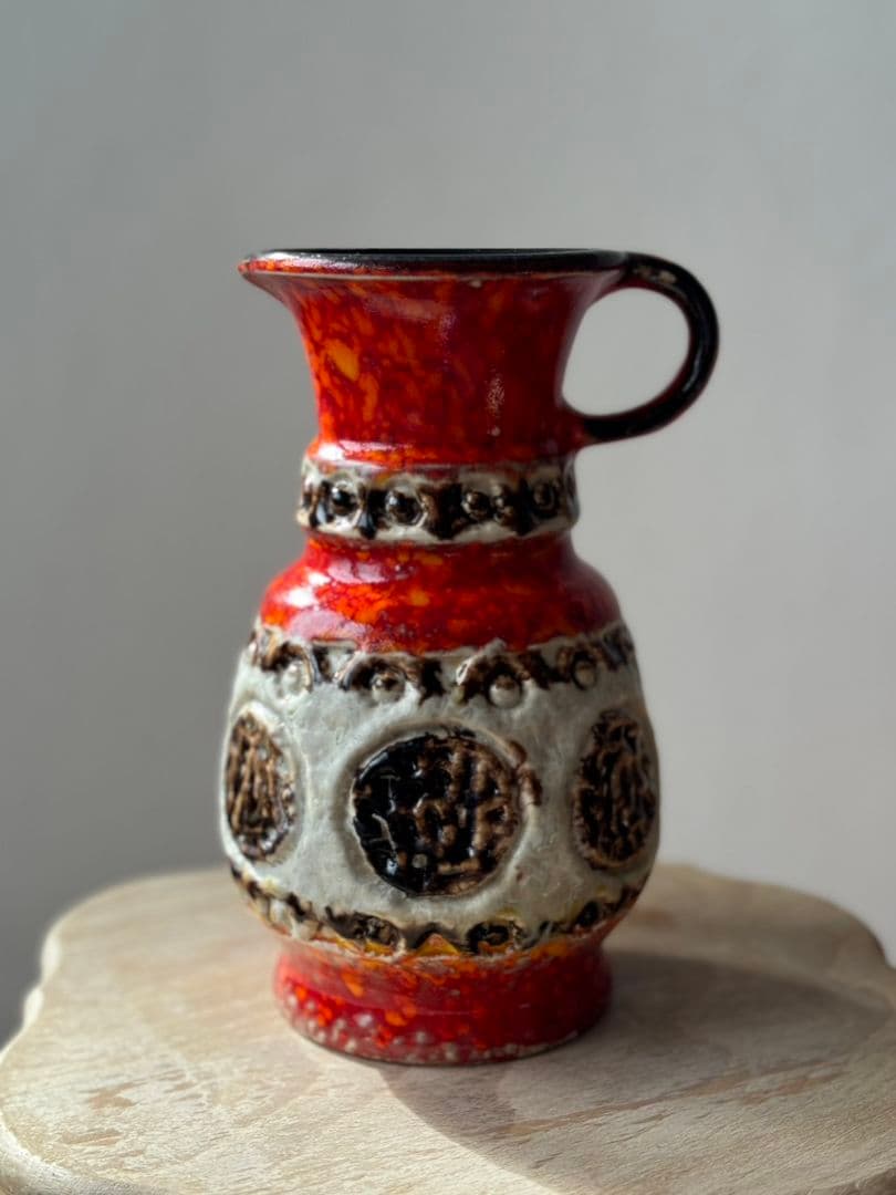 西ドイツビンテージ花瓶　ファットラバ　ミッドセンチュリーÜ keramik