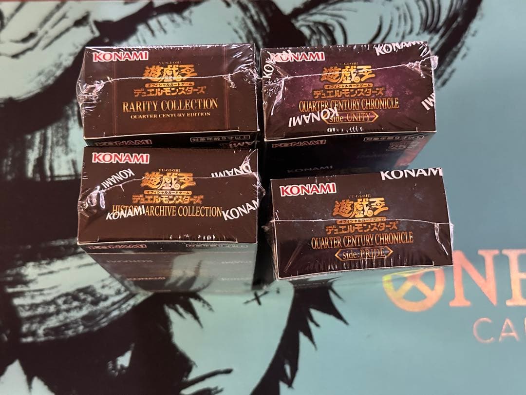 【遊戯王】 新品未開封合計4BOX ヒスコレ、クォーターセンチュリークロニクル