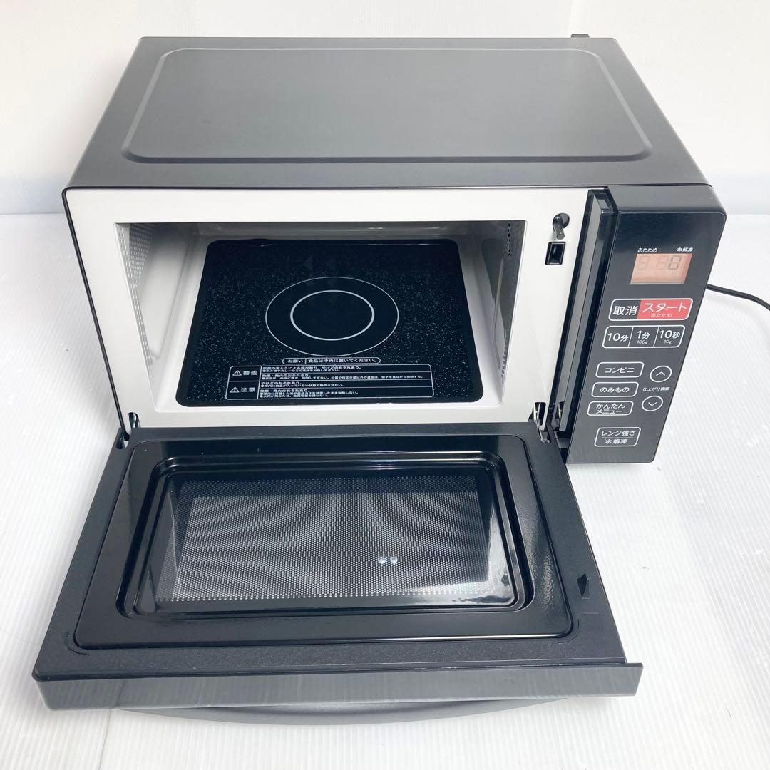 極美品 ハイアール 電子レンジ KS-MW24F18-BK 2023年製