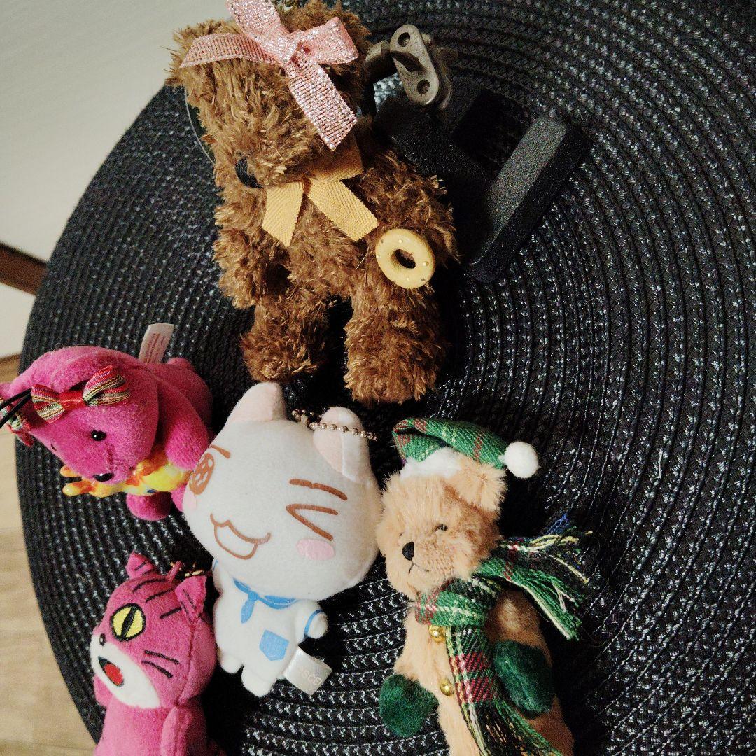 bear set vintage 小型ぬいぐるみ 5体セット