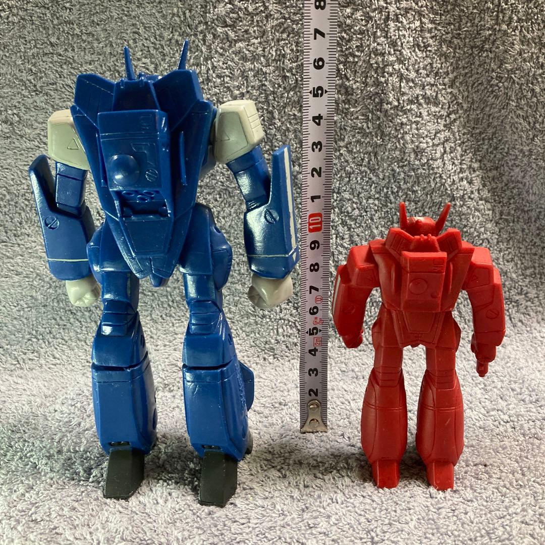 ピ*ん様 タカトク　マクロス　マックス機　ミリア機　ソフビ