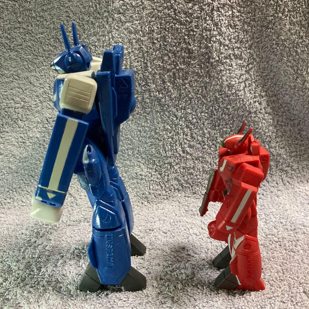 ピ*ん様 タカトク　マクロス　マックス機　ミリア機　ソフビ