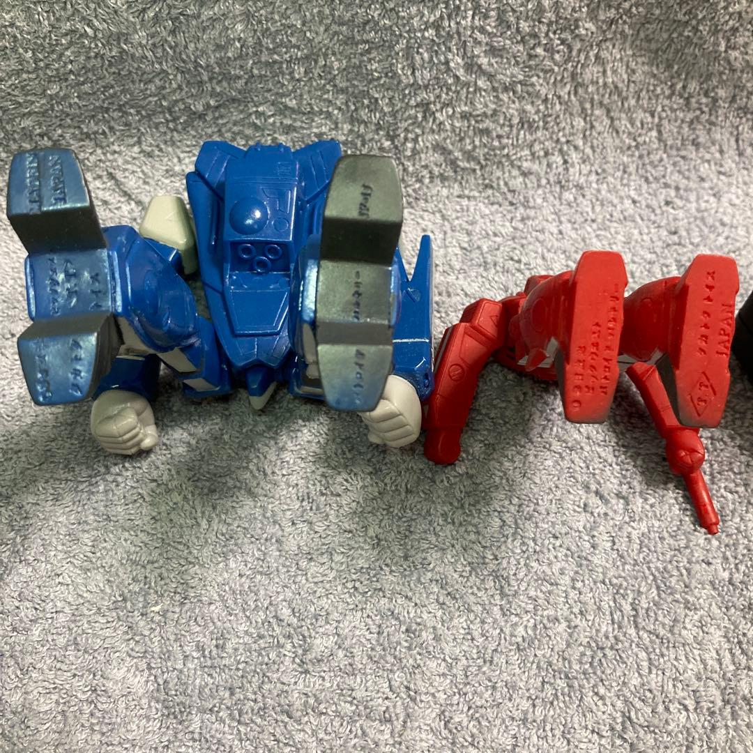 ピ*ん様 タカトク　マクロス　マックス機　ミリア機　ソフビ