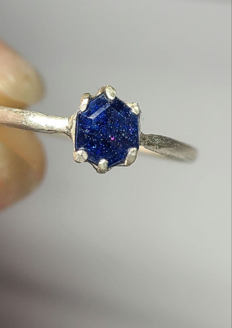 えむえす★スリランカ産ブルーサファイア★リングオーダー