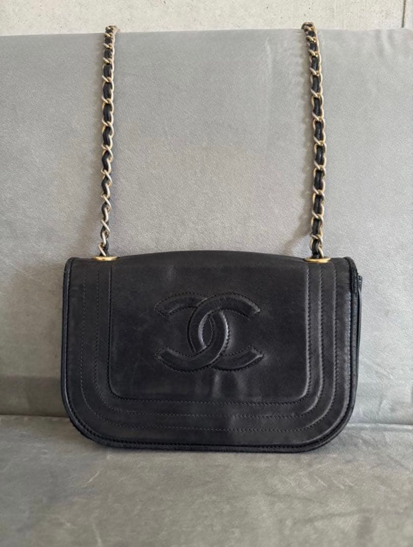 【正規品】CHANEL チェーンショルダーバッグシリアルカード有