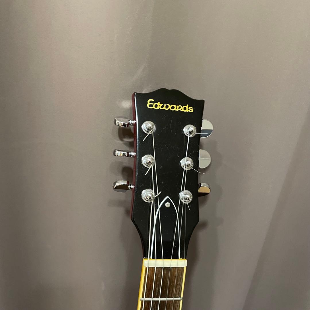 Edwards E-SA-125-LTS セミアコースティックギター 赤