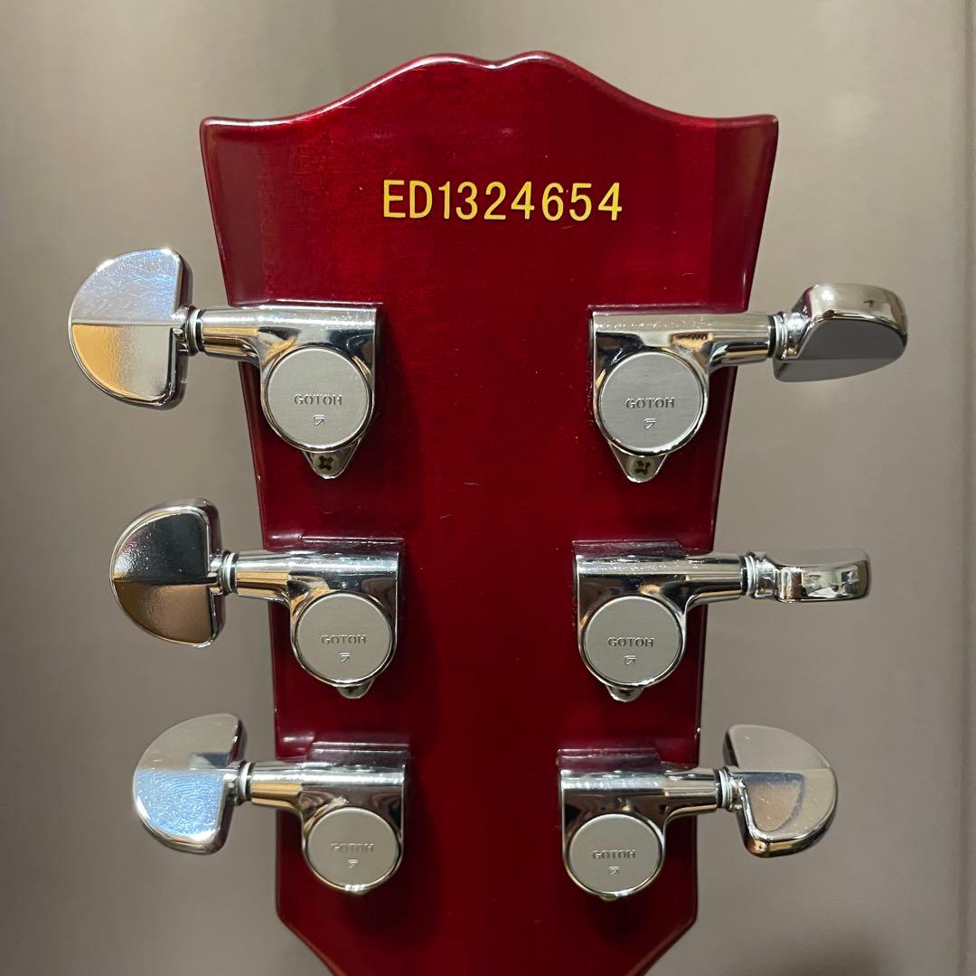 Edwards E-SA-125-LTS セミアコースティックギター 赤