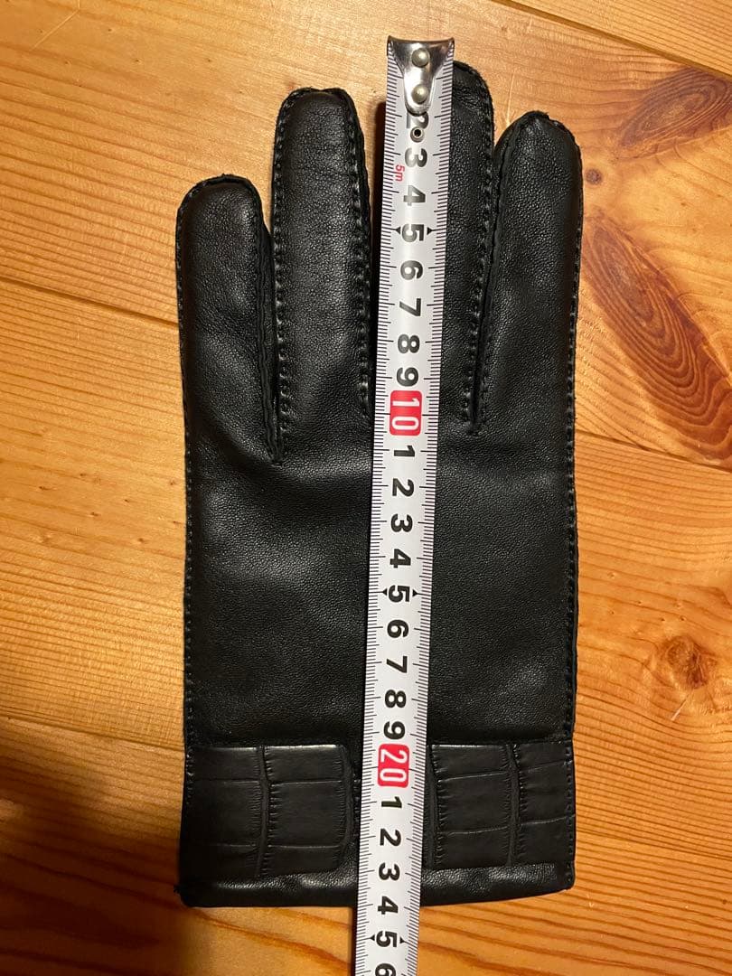 HERMES ブラック手袋 サイズ9