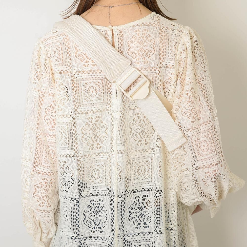 モンシェリ メッシュクッションスリング (M/ベージュ)