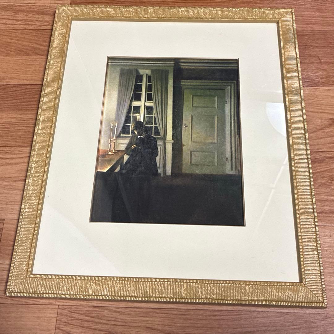 ヴィルヘルム ・ハンマースホイ　収集家　複製画