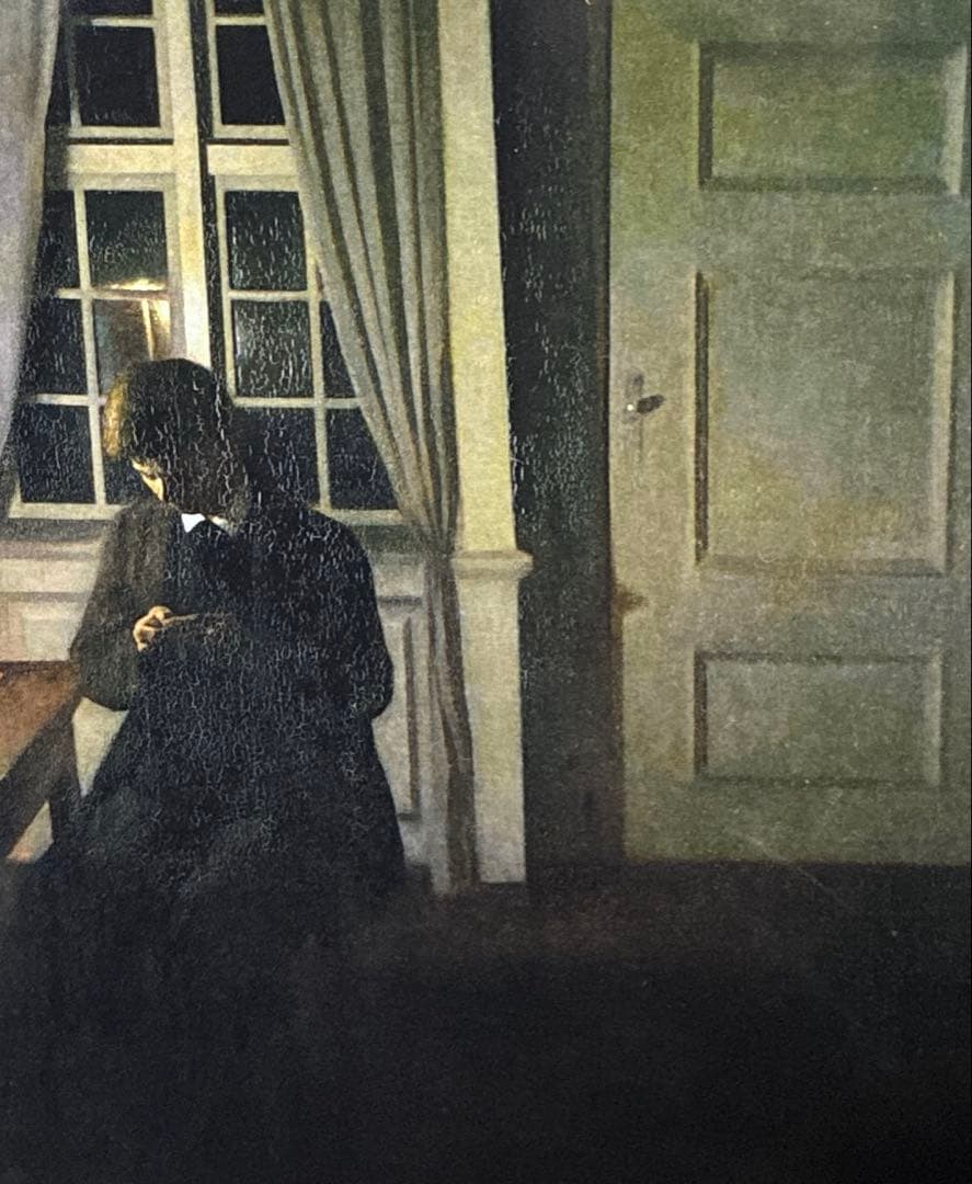 ヴィルヘルム ・ハンマースホイ　収集家　複製画