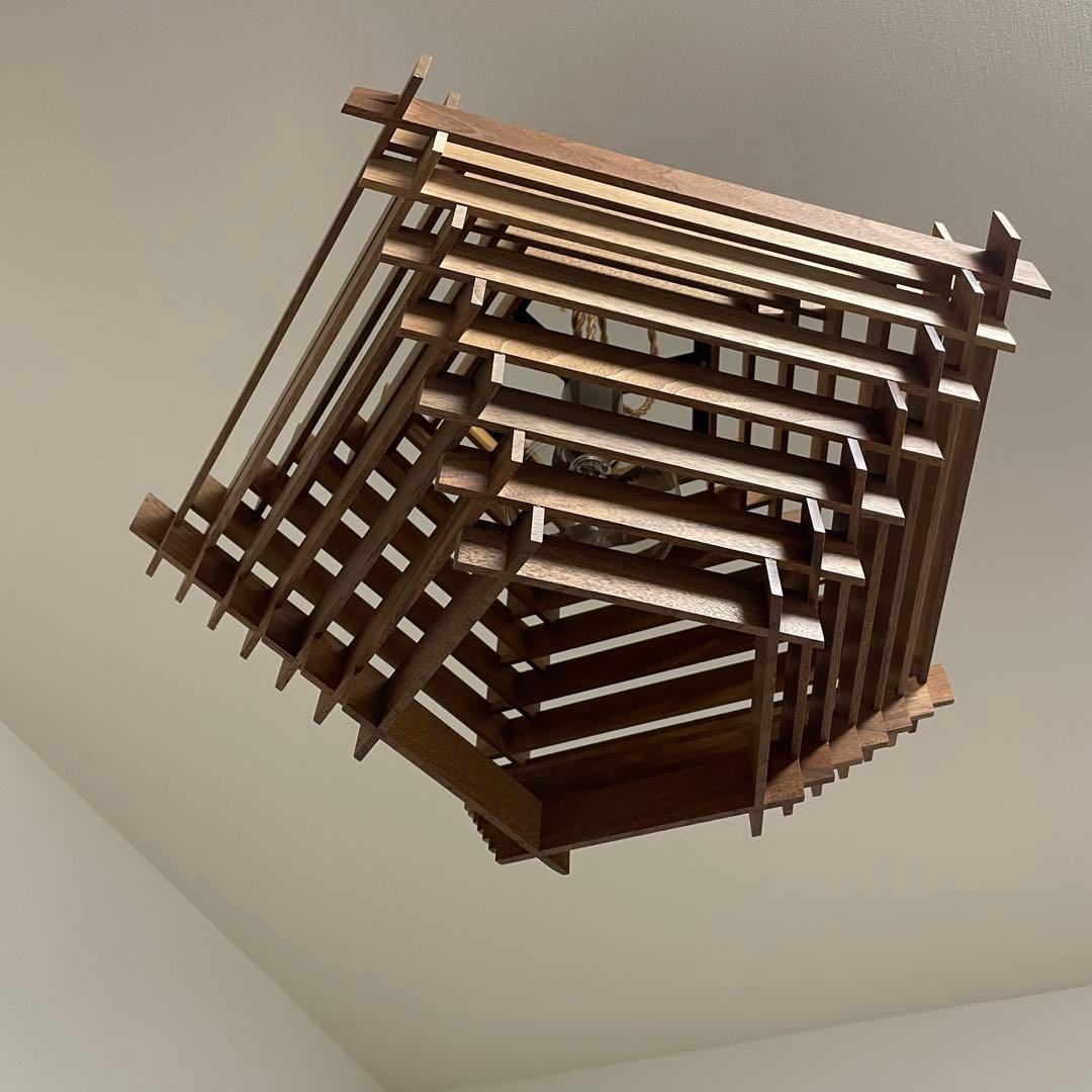 ウニコ　ZEONG APROZ 木製ペンダントライト 階層デザイン