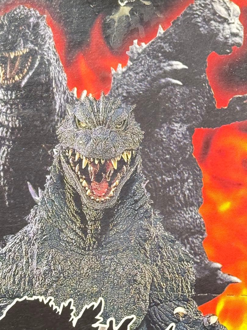 絶版99'ゴジラシール烈伝//歴代ゴジラ大集合1BOX30パック入新品未展示物