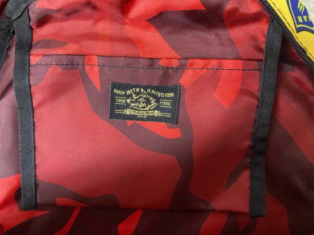 【未使用品】MAN WITH A MISSION キッズヘッズバッグ フード付き