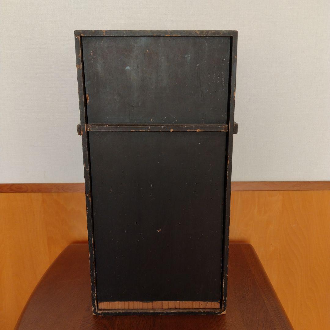 重箱5段 木製 漆器 松に鶴 翁と嫗 変え蓋付 木箱付 金彩 蒔絵 【送料込】