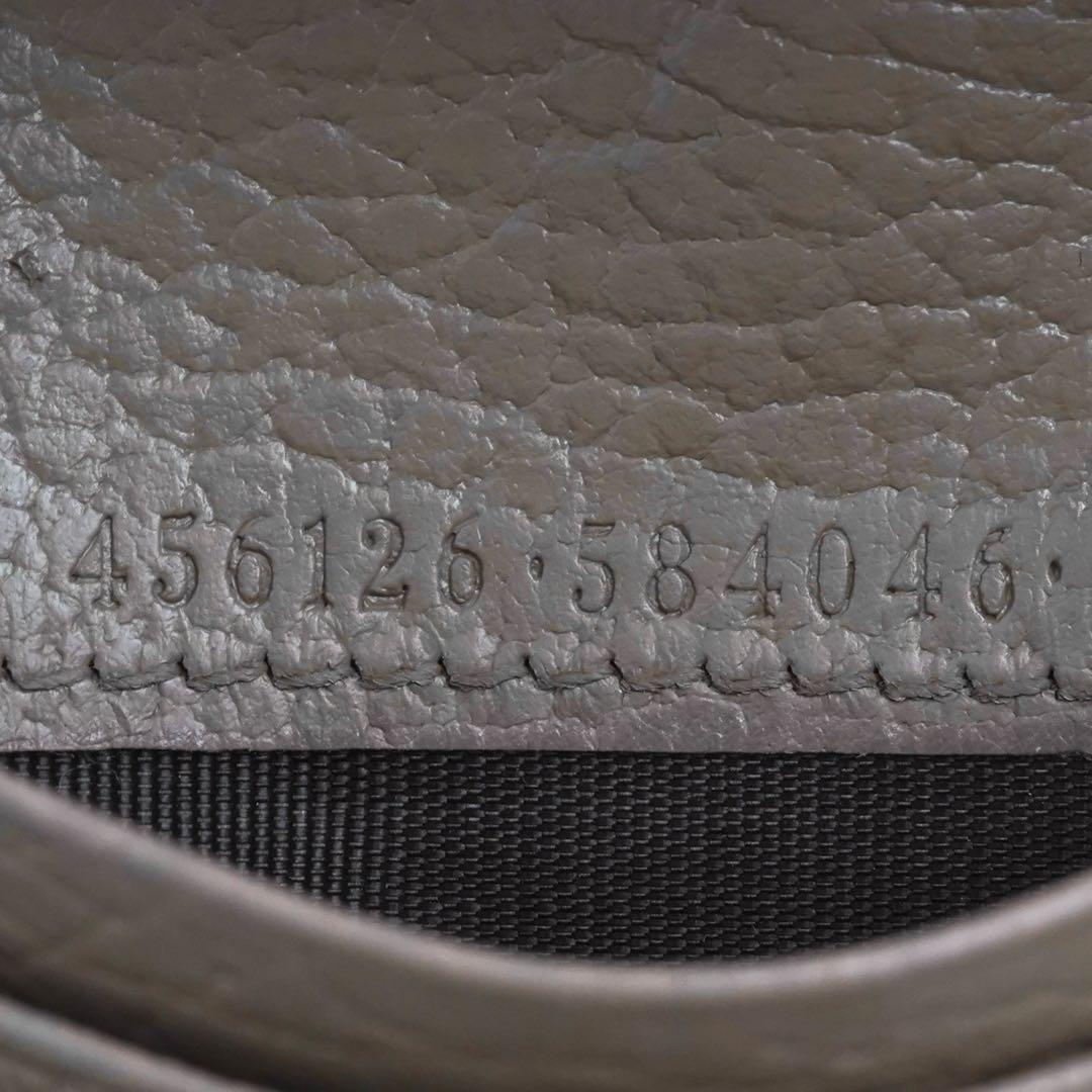 ✨未使用に近い✨　GUCCI ミニ財布　マーモント　GGロゴ 二つ折り　刻印