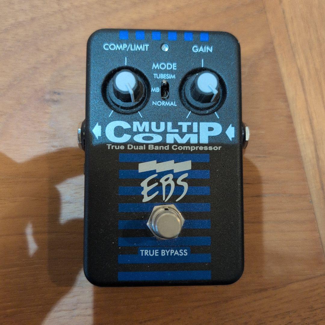 ジャンク品、音は出ます【EBS】MULTI COMP ベースエフェクター