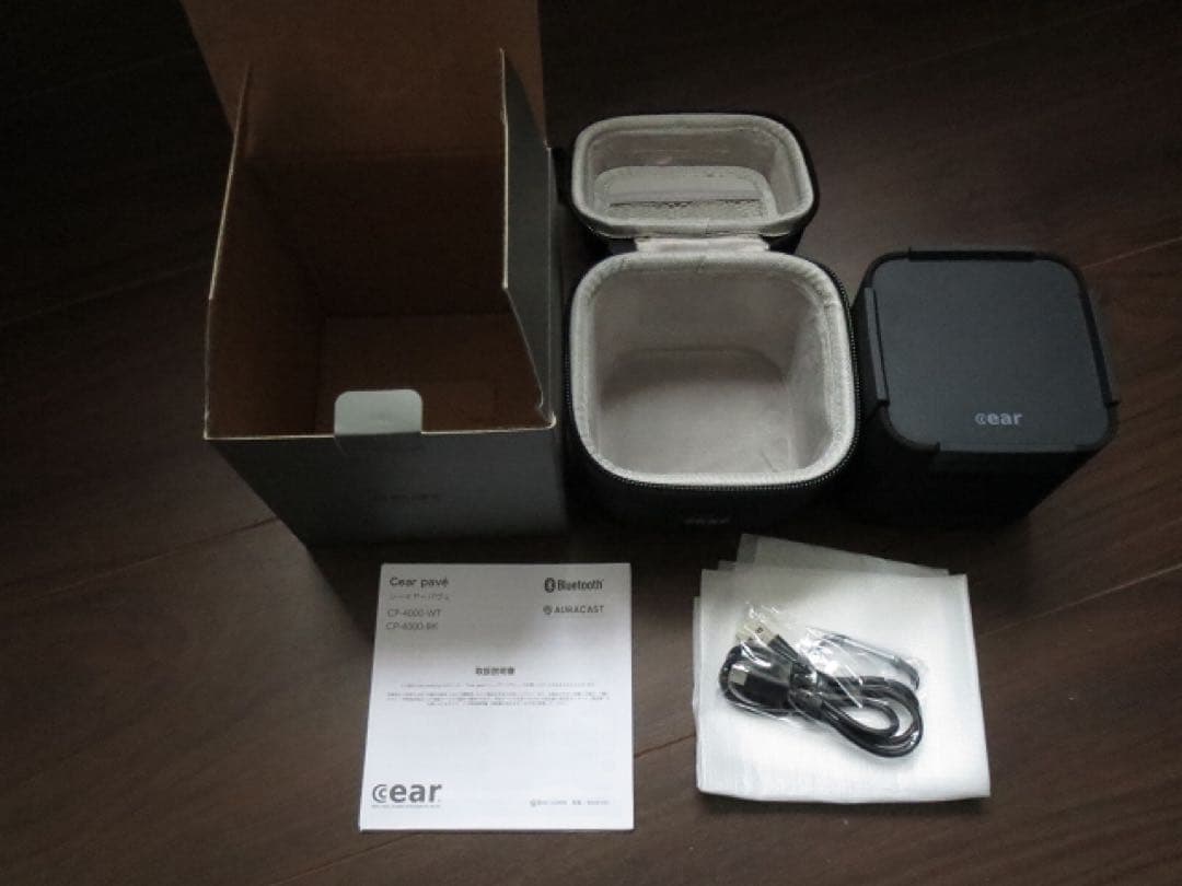 Cear pavé CP-4000-BK ブラック Bluetoothスピーカー