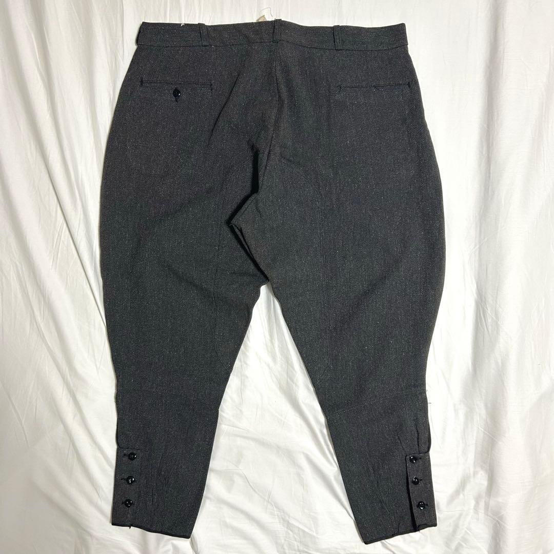 40s 50s 60s ヴィンテージ ジョッパーズパンツ ブラックシャンブレー