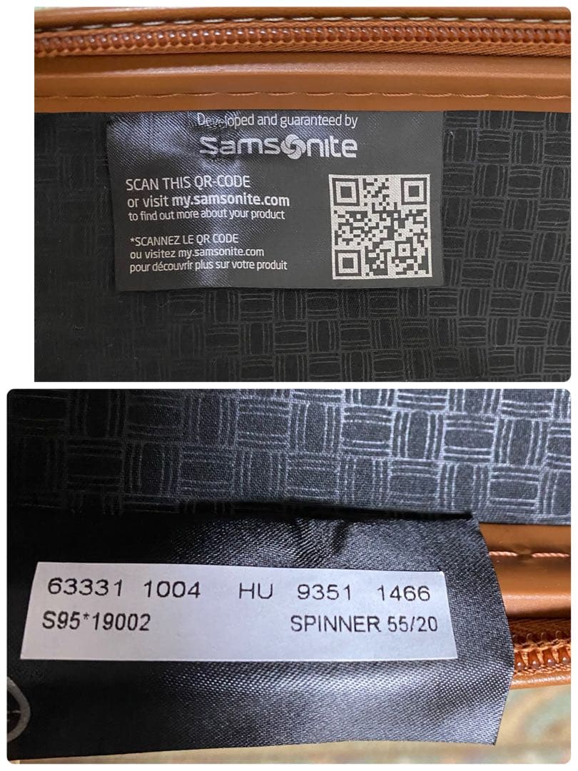 サムソナイトブラックレーベル　ライトキューブ デラックス スピナー 55/20